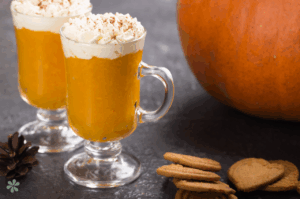 pumpkin spice smoothie with collagen
